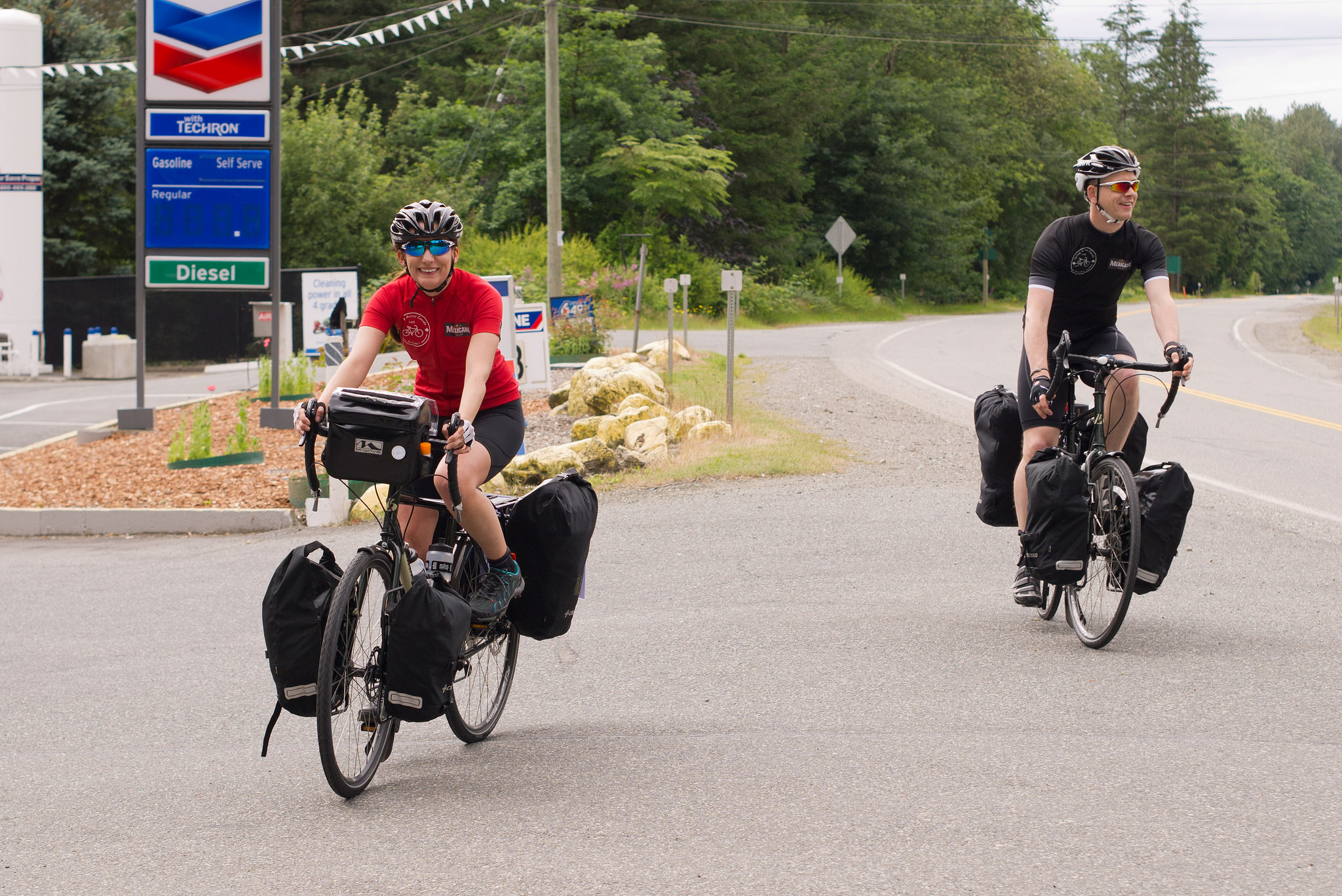 cycling across Canada BC